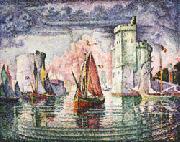 Paul Signac Port of La Rochelle oil painting artist